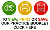 To view, print or save our practice booklet, click here